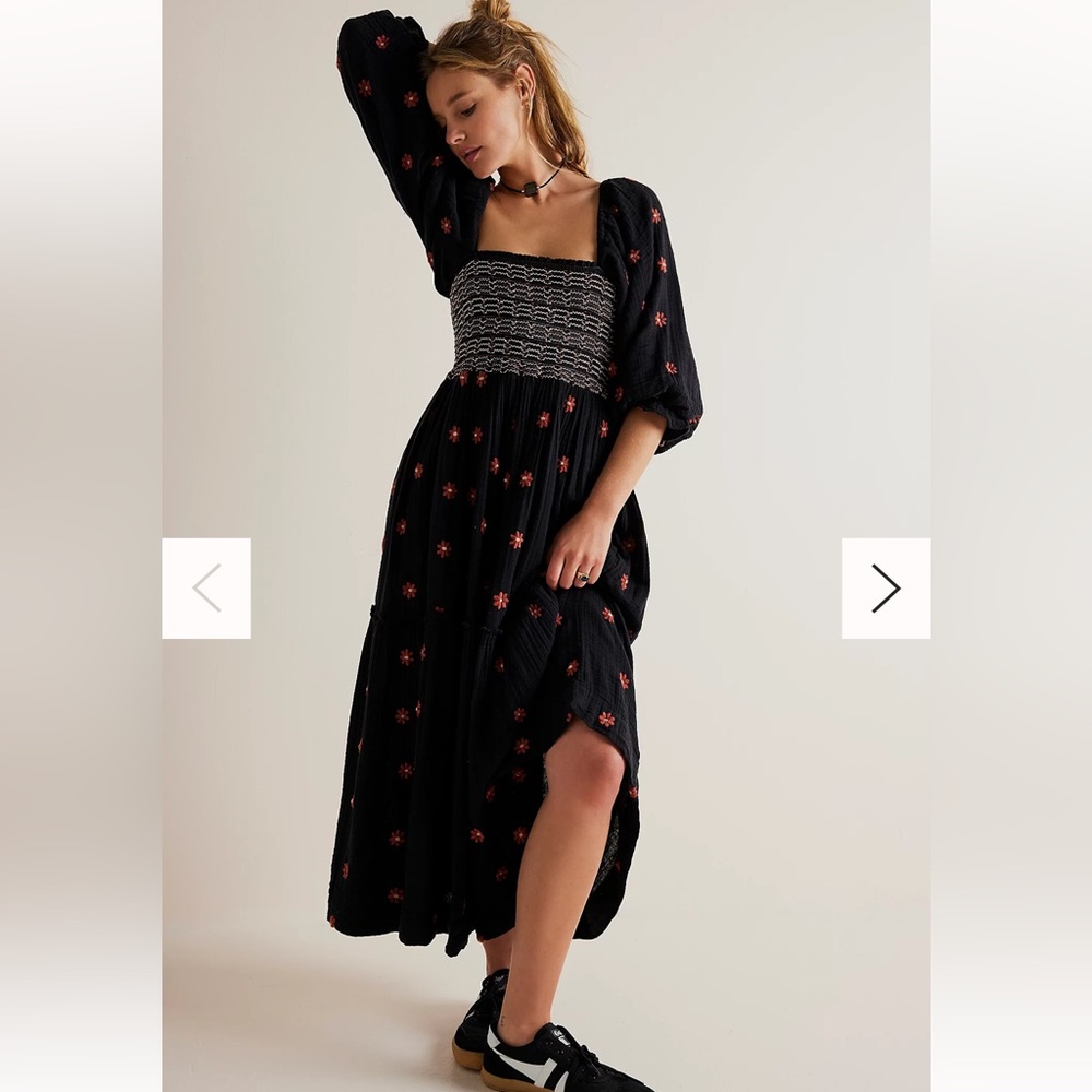 Dahlia Embroidered Maxi Dress